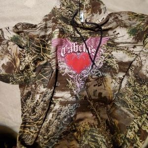 Cabela's Camo hoodie medium